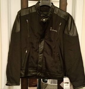 Budweiser Men's Black Bomber Jacket